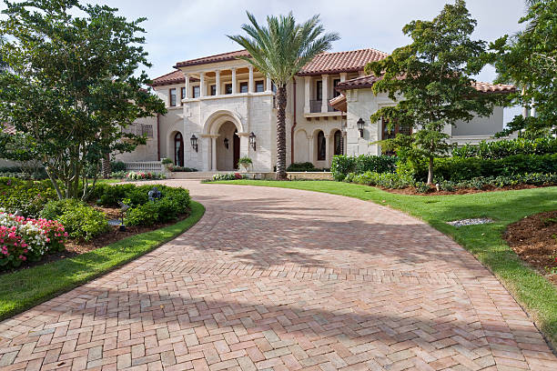 Residential Paver Driveway in Lyons, GA